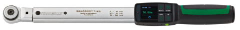 Torque MANOSKOP® 10-100N·m 714R/10 with tightening angle and reversible ratchet