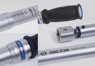 Klucz dynamometryczny 10-60Nm, 9x12mm King Tony bez grzechotki