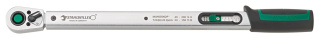Standard MANOSKOP® torque wrench 721QR Quick/20 with range 40-200N·m with pernamently installed QuickRelease Ratchet