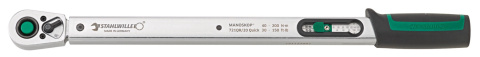 Standard MANOSKOP® torque wrench 721QR Quick/20 with range 40-200N·m with pernamently installed QuickRelease Ratchet Standard MANOSKOP® torque wrench 721QR Quick/20 with range 40-200N·m with pernamently installed QuickRelease Ratchet