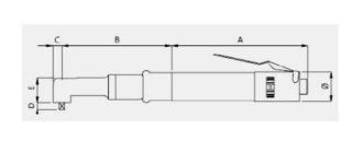 Wkrętak pneumatyczny (kątowy) 10,5-26Nm z zabierakiem 3/8'' z serii DSE L - Angular