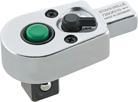 QuickRelease insert ratchet 9 x 12 mm , 3/8" - Stahwille 725QR/5 QuickRelease insert ratchet 9 x 12 mm , 3/8" - Stahwille 725QR/5