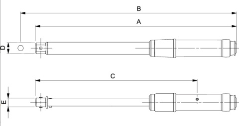 Torque wrench 300 - 1500Nm z adapterem 27 x 36 mm - Bahco Torque wrench 300 - 1500Nm z adapterem 27 x 36 mm - Bahco