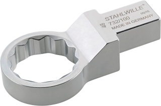 Końcówka wtykowa oczkowa 22 x 28 mm, 50 mm - Stahwille 732/100
