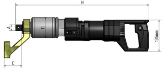 Zakrętarka elektryczna (prosta) 360-2500Nm z serii TES-244/245